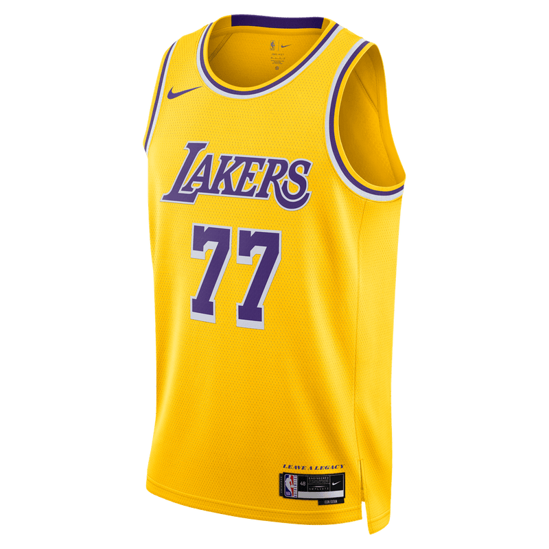 Luka Doncic Los Angeles Lakers Icon Edition 2022/23 Men's Nike Dri-FIT NBA Swingman Jersey 'Amarillo'