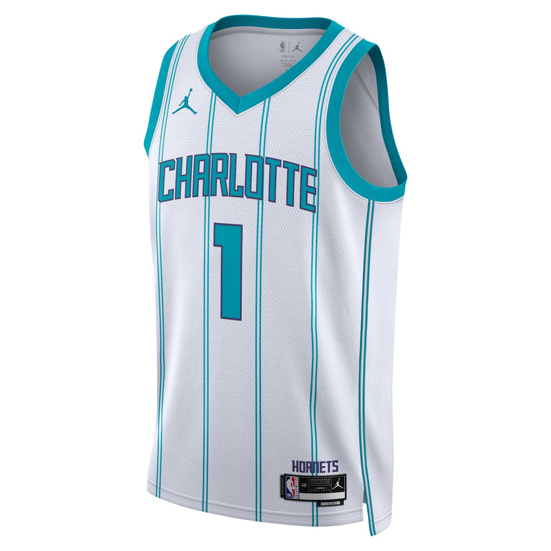 Lamelo Ball Charlotte Hornets Association Edition 2022/23 Men's Jordan Dri-FIT NBA Swingman Jersey 'White'