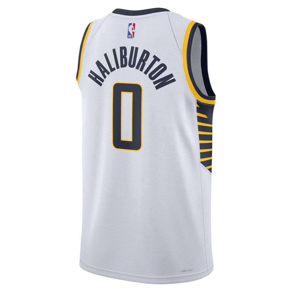 Tyrese Haliburton Indiana Pacers Association Edition 2024/25 Men's Nike Dri-FIT NBA Swingman Jersey 'White'