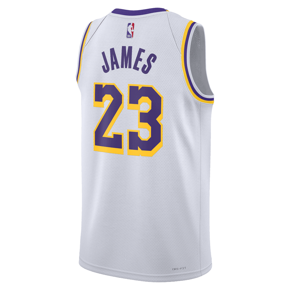 lakers lebron jersey white