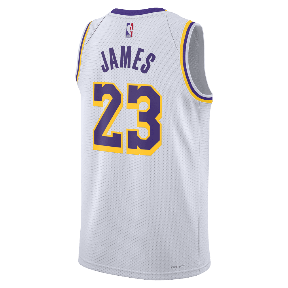 LeBron James Los Angeles Lakers Association Edition 2022/23 Nike Dri-FIT NBA Swingman Jersey 'White'