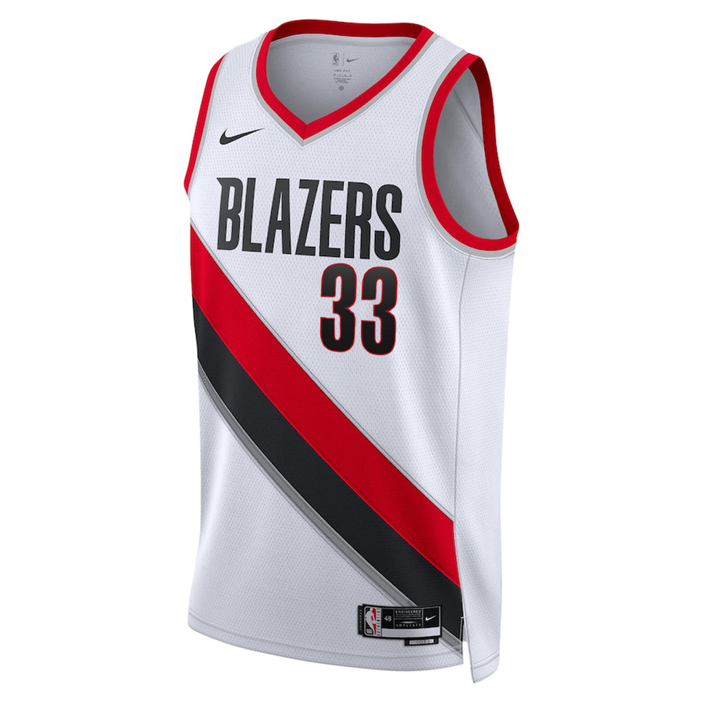 Toumani Camara Portland Trail Blazers Association Editon Mens Jersey 'White/Black'