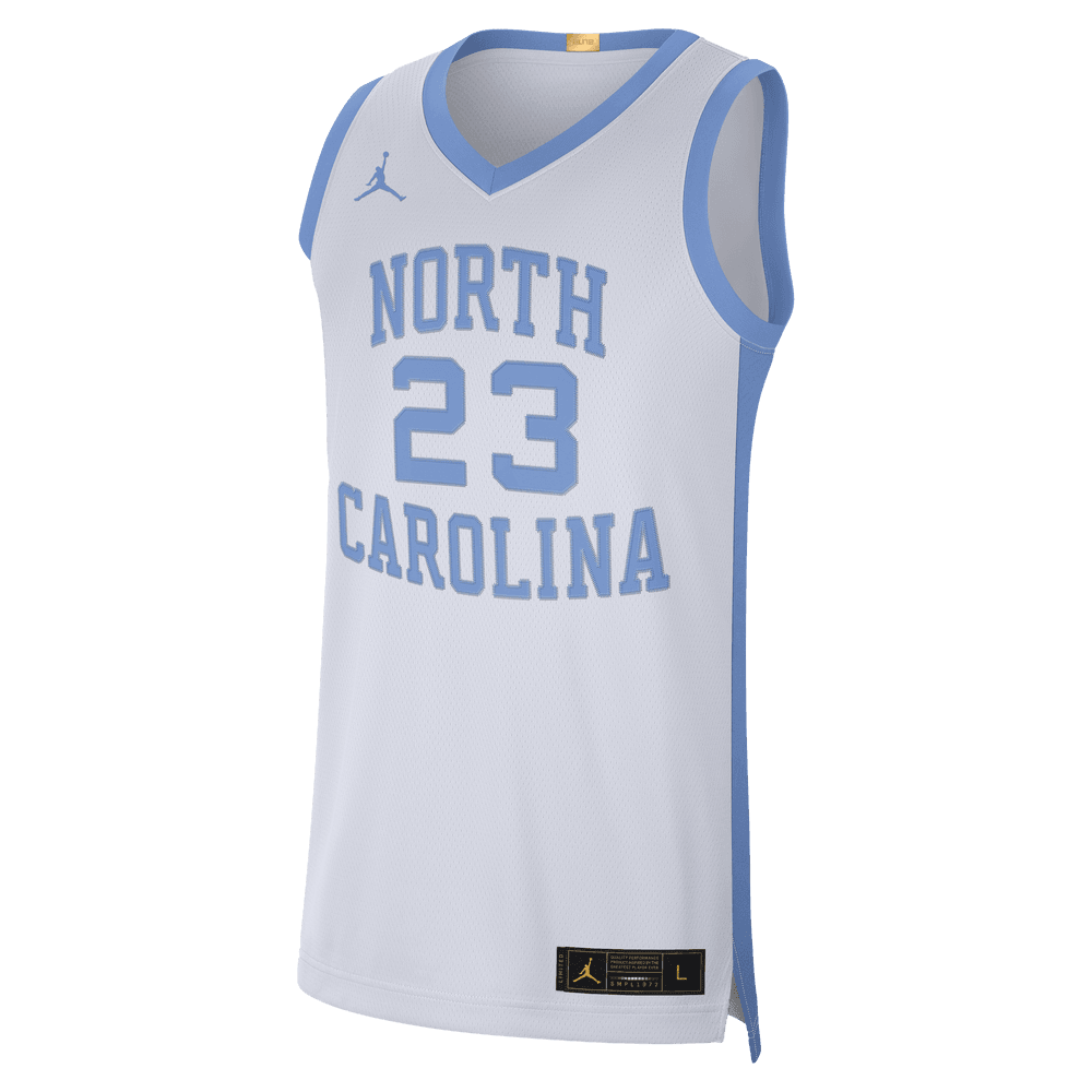 UNC Limited Men's Jordan Dri-FIT College Basketball Jersey 'White/Valor Blue'