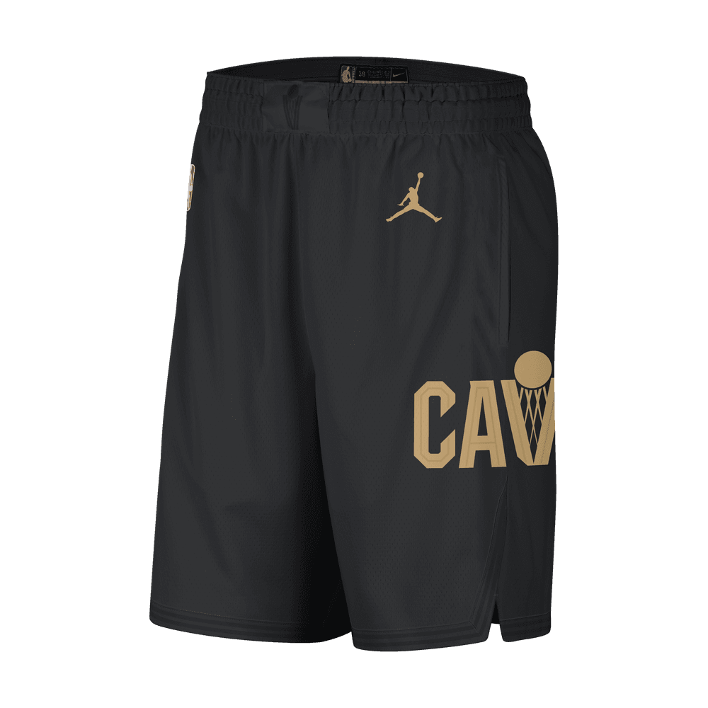 Cleveland Cavaliers Statement Edition Men's Jordan Dri-FIT NBA Swingman Basketball Shorts 'Black/Gold'