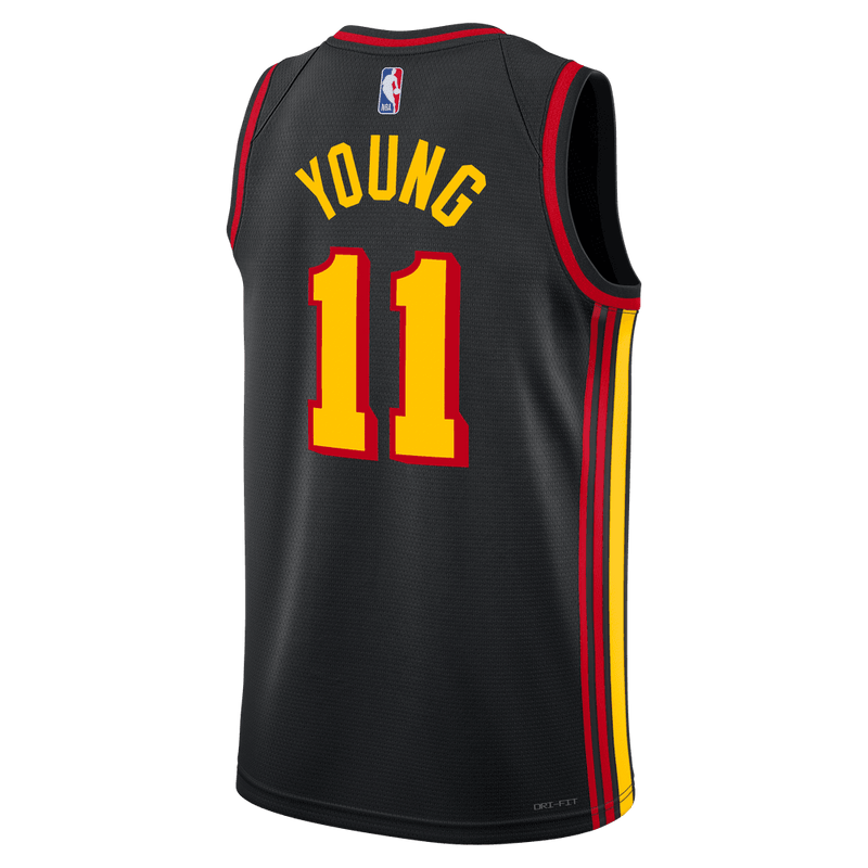 Trae Young Atlanta Hawks Statement Edition Jordan Dri-FIT NBA Swingman Jersey 'Black'