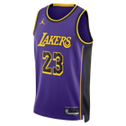 LeBron James Los Angeles Lakers Statement Edition Jordan Dri-FIT NBA Swingman Jersey 'Purple'