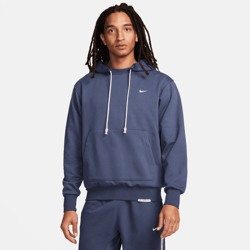 Nike Standard Issue Men's Dri-FIT Pullover Basketball Hoodie 'Blue/Ivory'