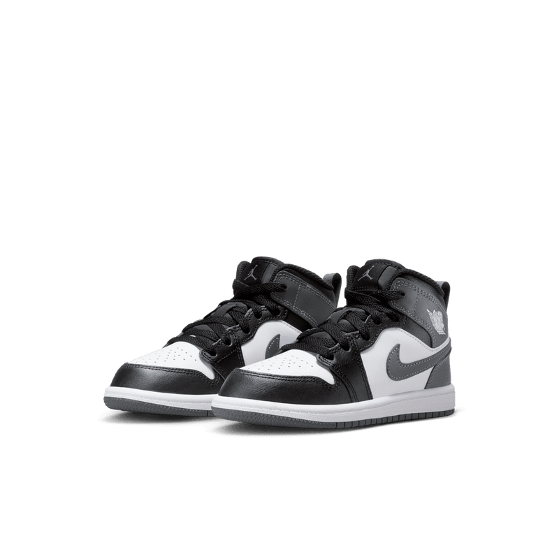 Jordan 1 Mid 'Black/Iron Grey'