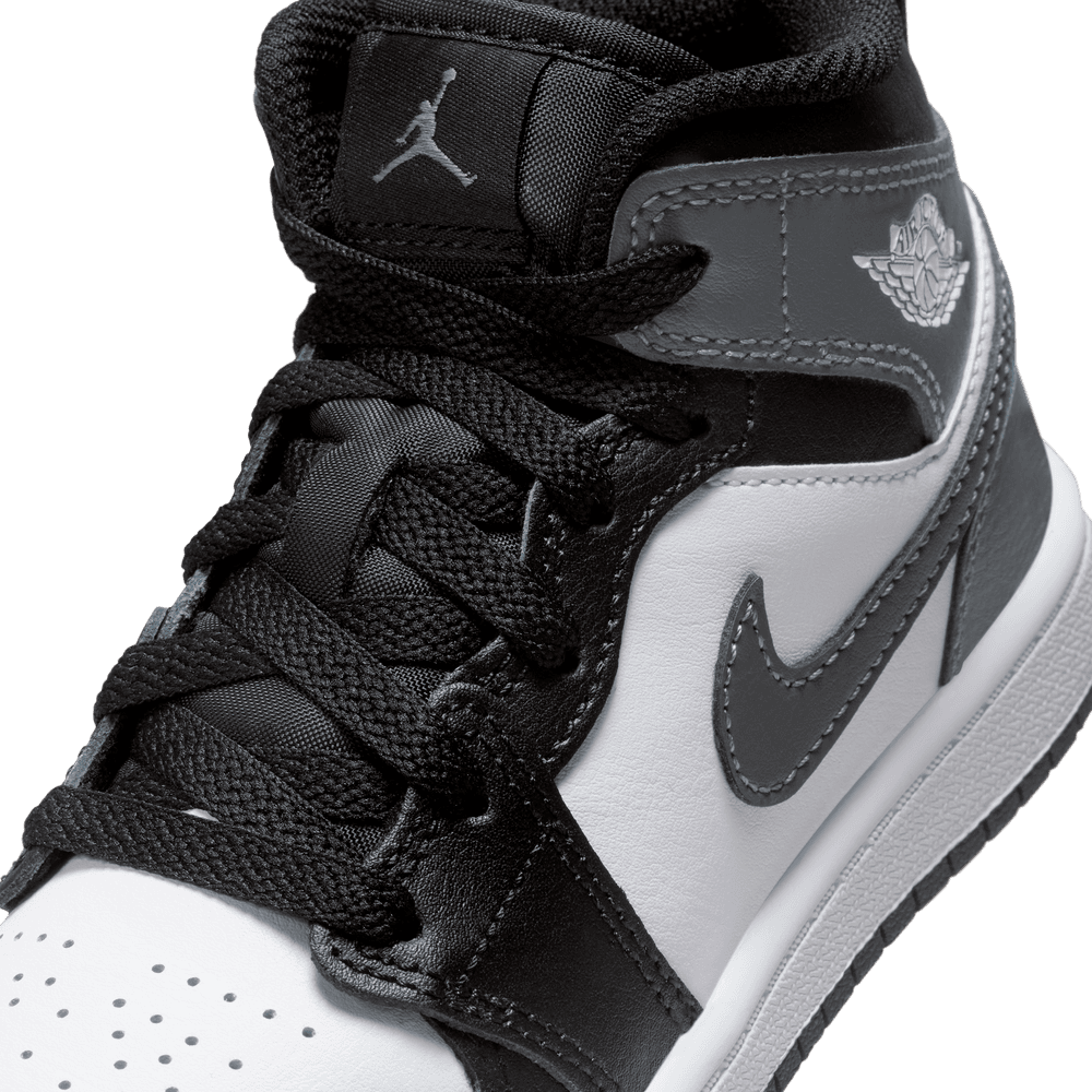 Jordan 1 Mid 'Black/Iron Grey'