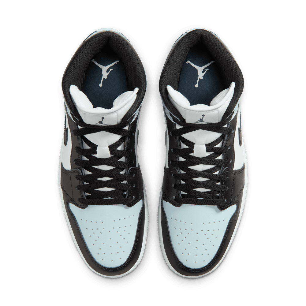 Air Jordan 1 Mid Men's Shoes 'Black/Squadron Blue'