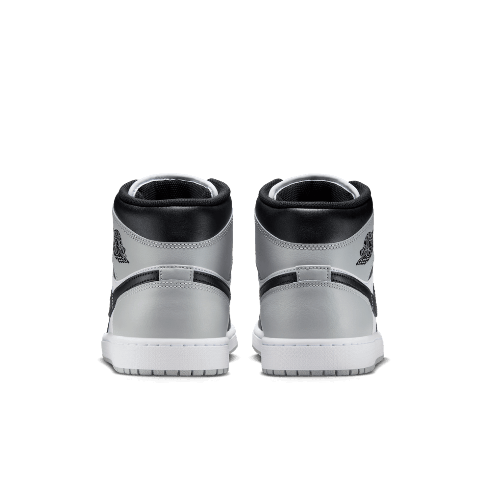Air Jordan 1 Mid Men's Shoes 'White/Black/Gey'