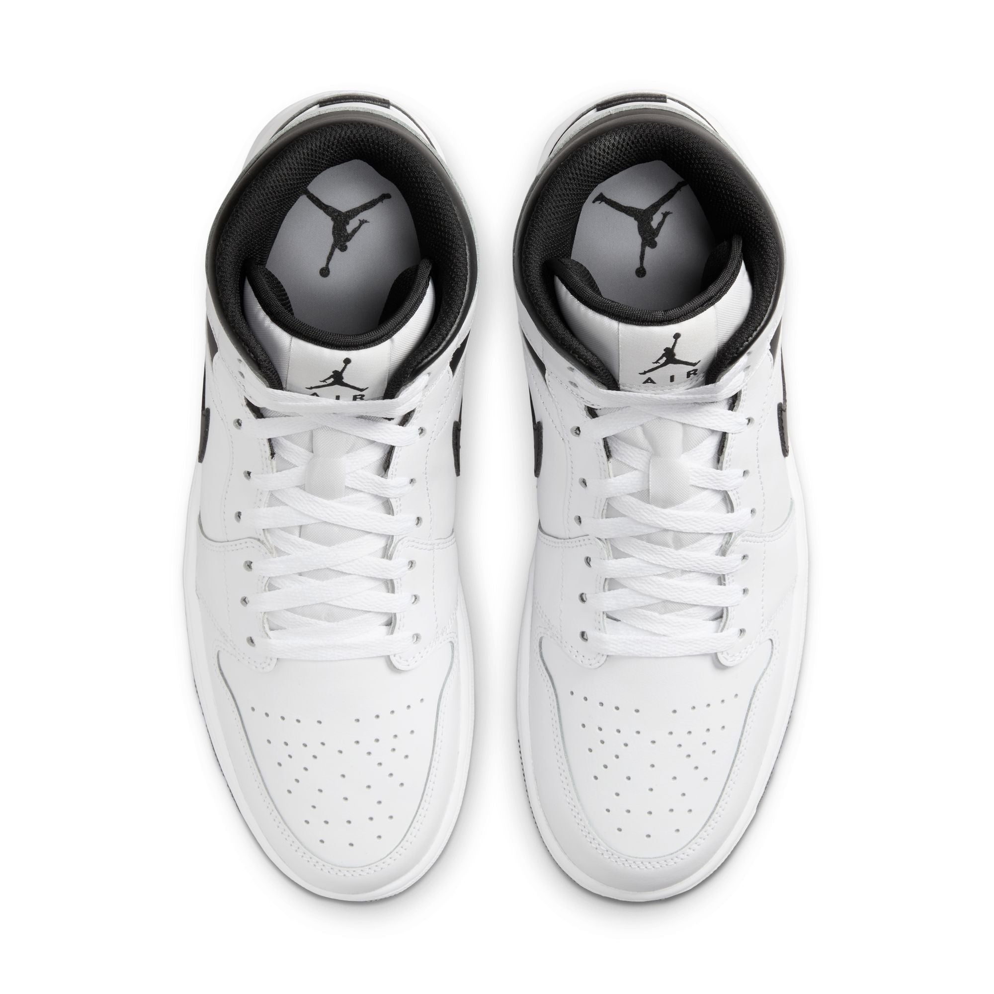 Air Jordan 1 Mid Men's Shoes 'White/Black' – Bouncewear
