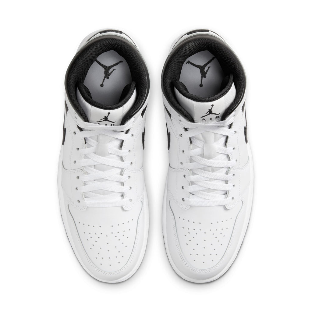 Air Jordan 1 Mid Men's Shoes 'White/Black'