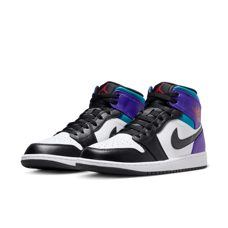 Air Jordan 1 Mid Men's Shoes 'White/Black/Concord'