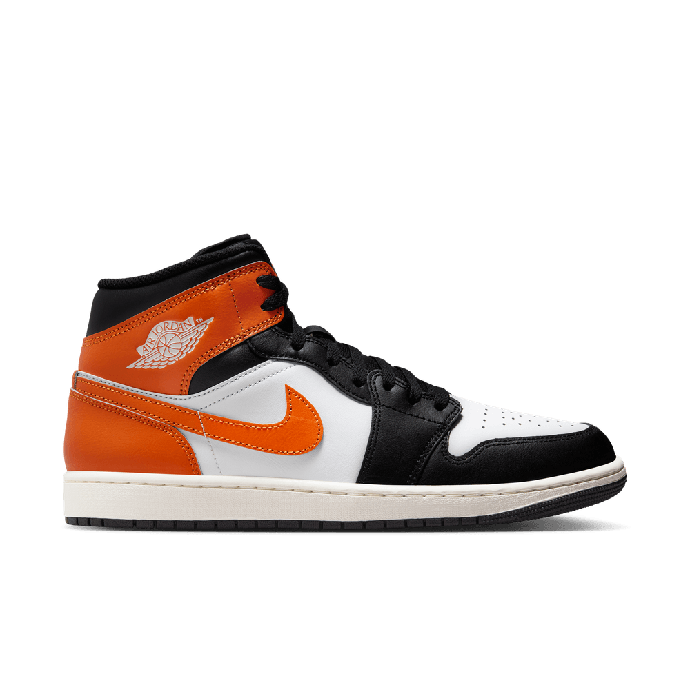 Air Jordan 1 Mid Men's Shoes 'Starfish/Black/Sail'