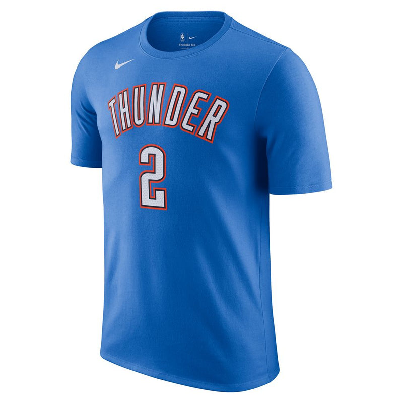 Shai Gilgeous-alexander Oklahoma City Thunder Men's Nike NBA T-Shirt 'Blue'