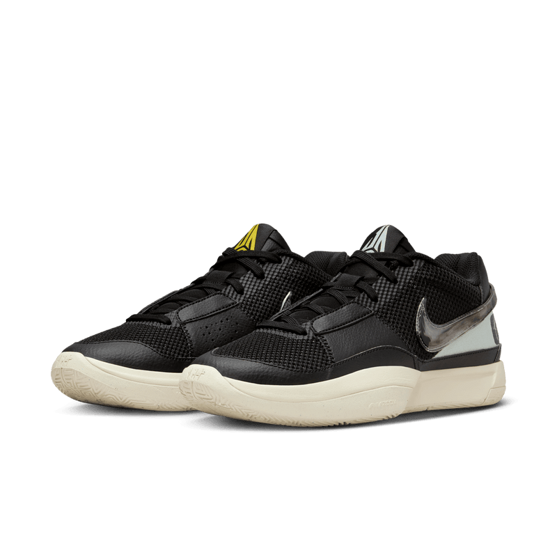 Ja Morant Ja 1 "Day One" Basketball Shoes 'Black/Silver/Coconut Milk'