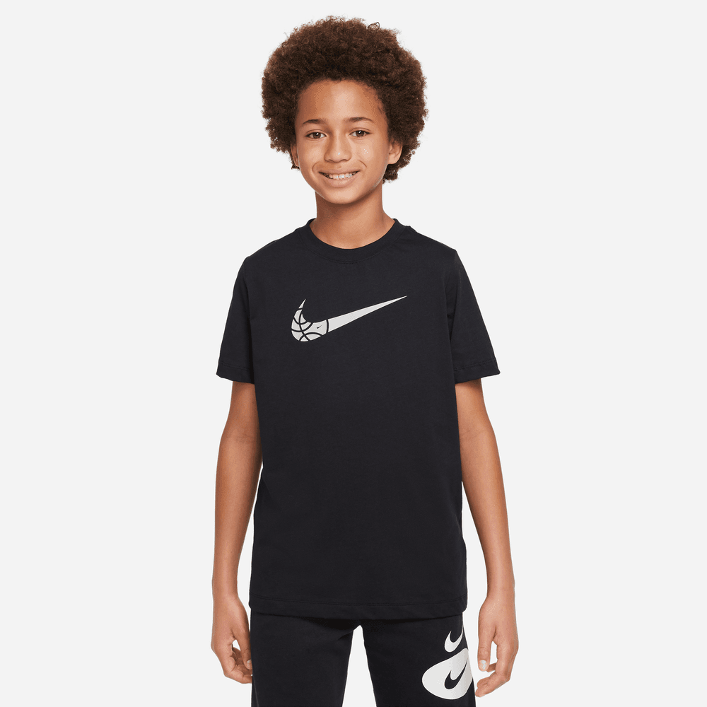 Nike Sportswear Big Kids' T-Shirt 'Black'