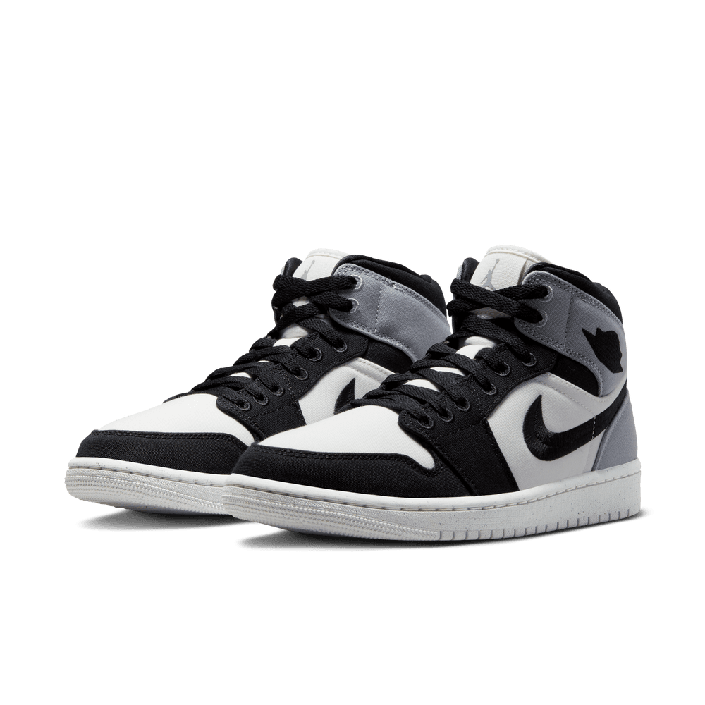 Air Jordan 1 Mid SE Women's Shoes 'Sail/Black/Grey'