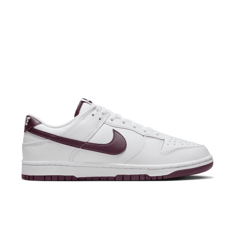 Nike Dunk Low Retro Men's Shoes 'White/Maroon'