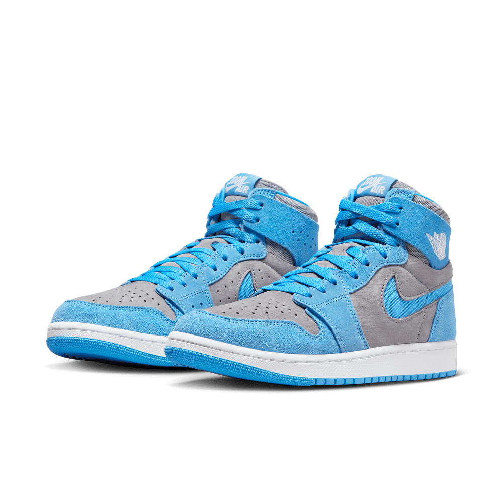 Air Jordan 1 Zoom CMFT 2 Men's Shoes 'Grey.White/Blue'