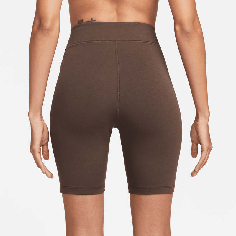 Nike Sportswear Classics Women's High-Waisted 8" Biker Shorts 'Baroque Brown/Sail'