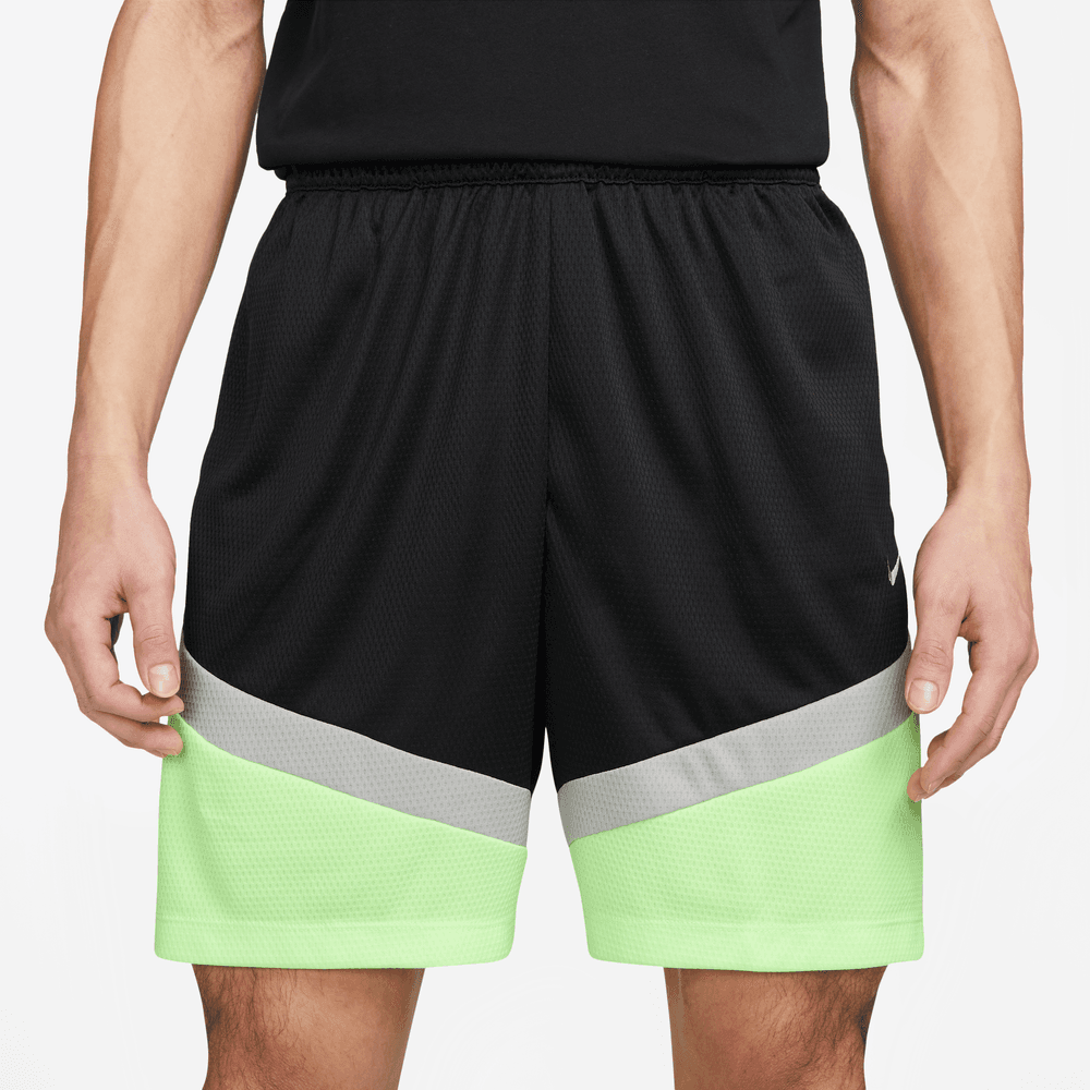 Nike Icon Men's Dri-FIT 8" Basketball Shorts 'Black/Lime Blast/Grey'