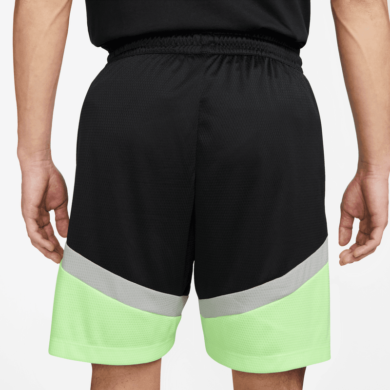 Nike Icon Men's Dri-FIT 8" Basketball Shorts 'Black/Lime Blast/Grey'