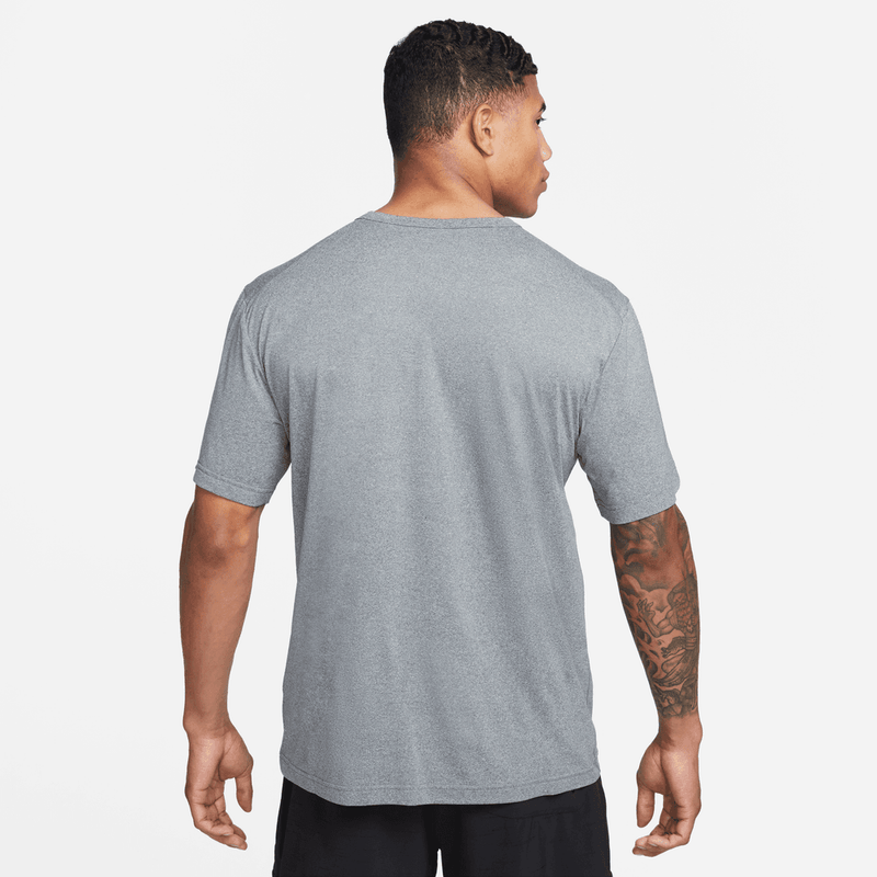 Nike Hyverse Men's Dri-FIT UV Short-Sleeve Versatile Top 'Grey/Black'