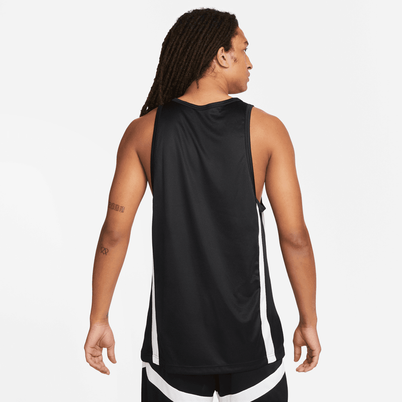 Nike Icon Men's Dri-FIT Basketball Jersey 'Black/White'