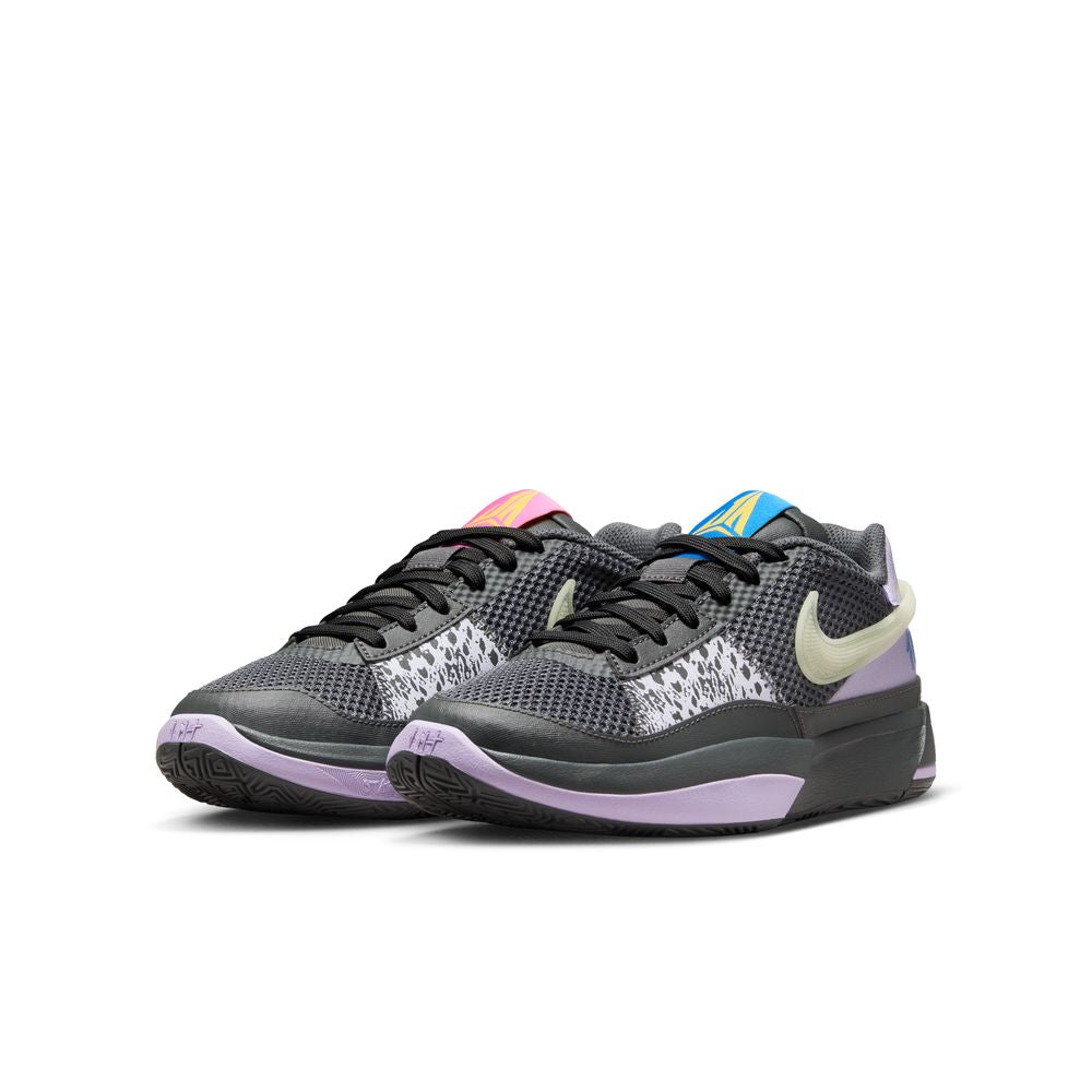 Ja Morant Ja 1 (GS) "Night" Basketball Shoes 'Iron Grey/Lilac Bloom/Photo Blue'