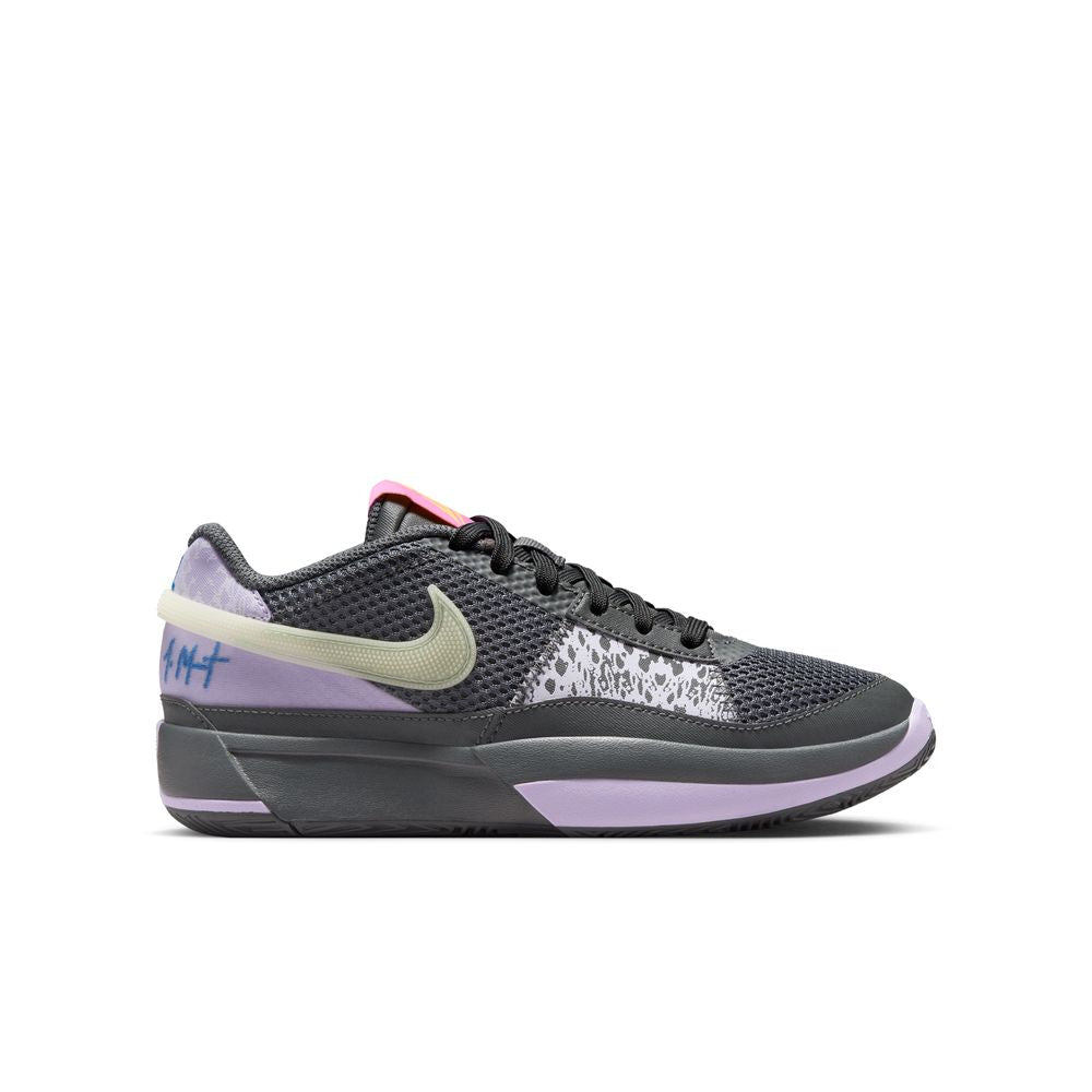 Ja Morant Ja 1 (GS) "Night" Basketball Shoes 'Iron Grey/Lilac Bloom/Photo Blue'