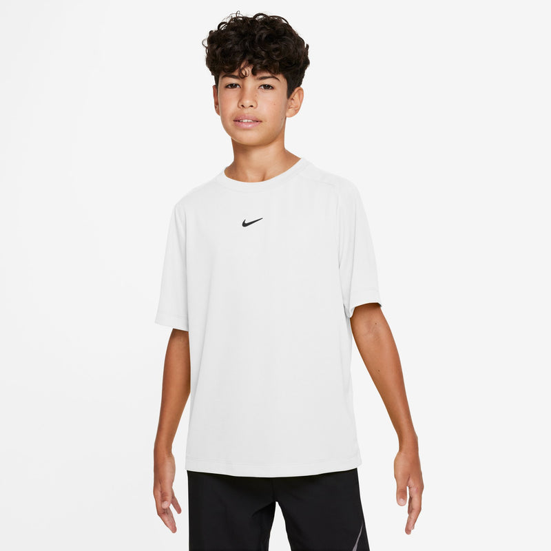 Nike Multi Big Kids' (Boys') Dri-FIT Training Top 'White/Black'