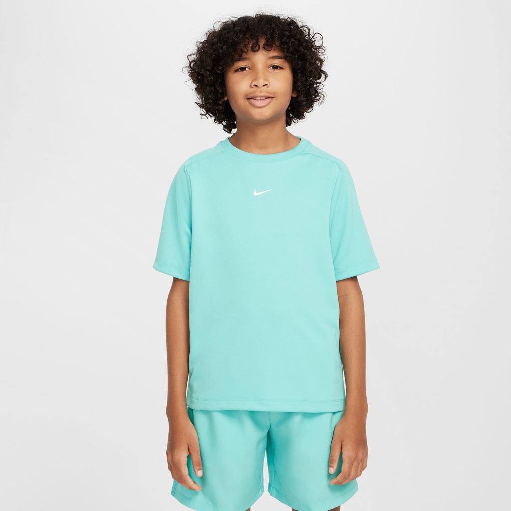 Nike Multi Big Kids' (Boys') Dri-FIT Training Top 'Green Frost/White'