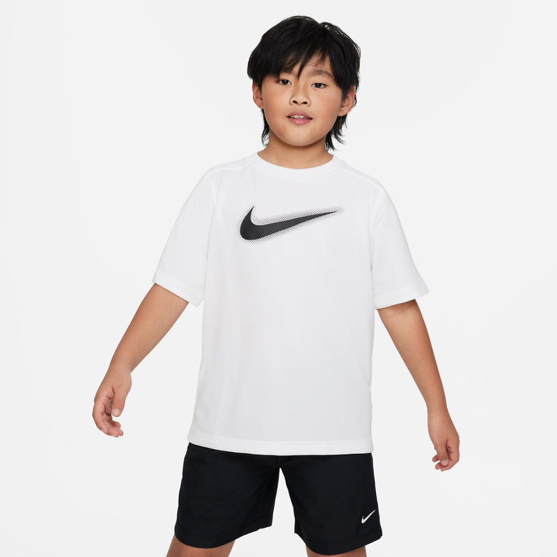 Nike Multi Big Kids' (Boys') Dri-FIT Graphic Training Top 'White/Black'