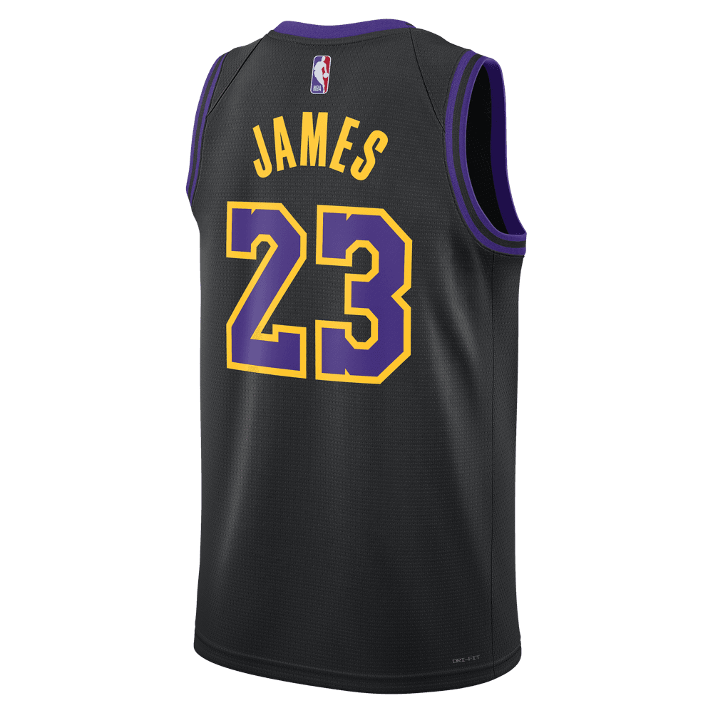 LeBron James Los Angeles Lakers Nike City Edition Swingman Jersey 'Bla –  Bouncewear