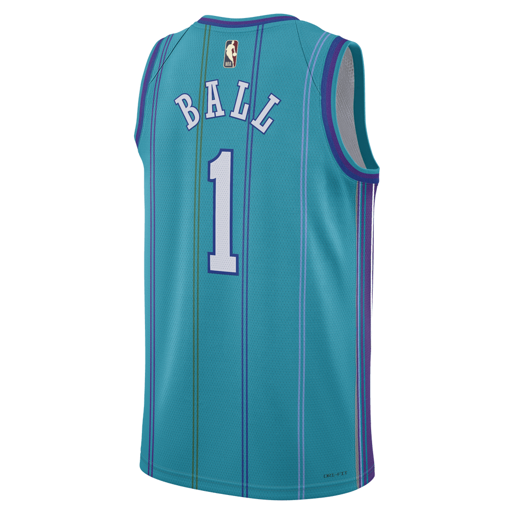 Lamelo Ball Charlotte Hornets Men's Swingman Jersey 2023 'Teal'