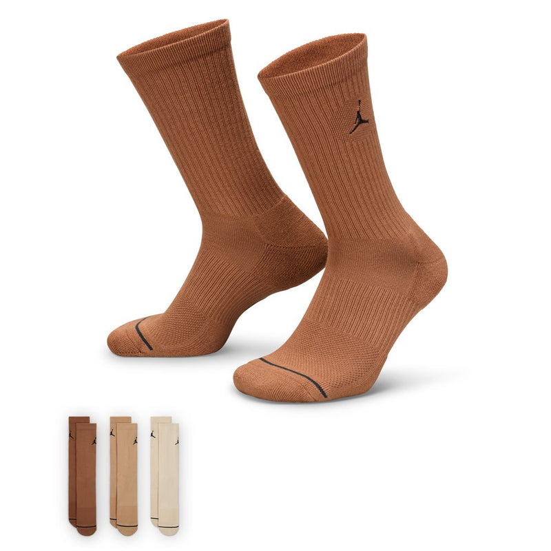 Jordan Everyday Crew Socks (3 pairs) 'Multi Clor'