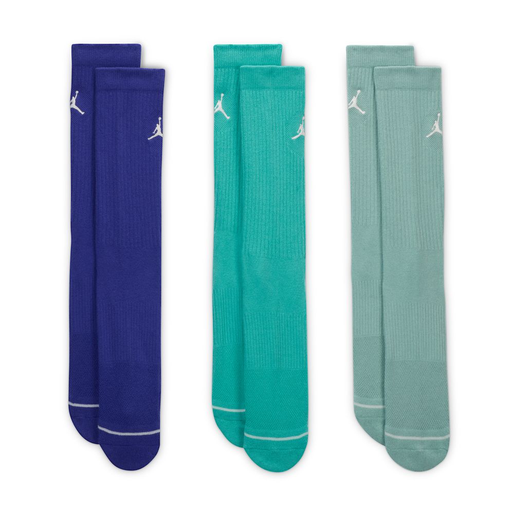 Jordan Everyday Crew Socks (3 pairs) 'Multi Color'