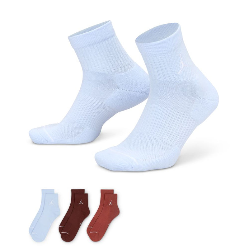 Jordan Everyday Ankle Socks (3 Pairs) 'Multi'