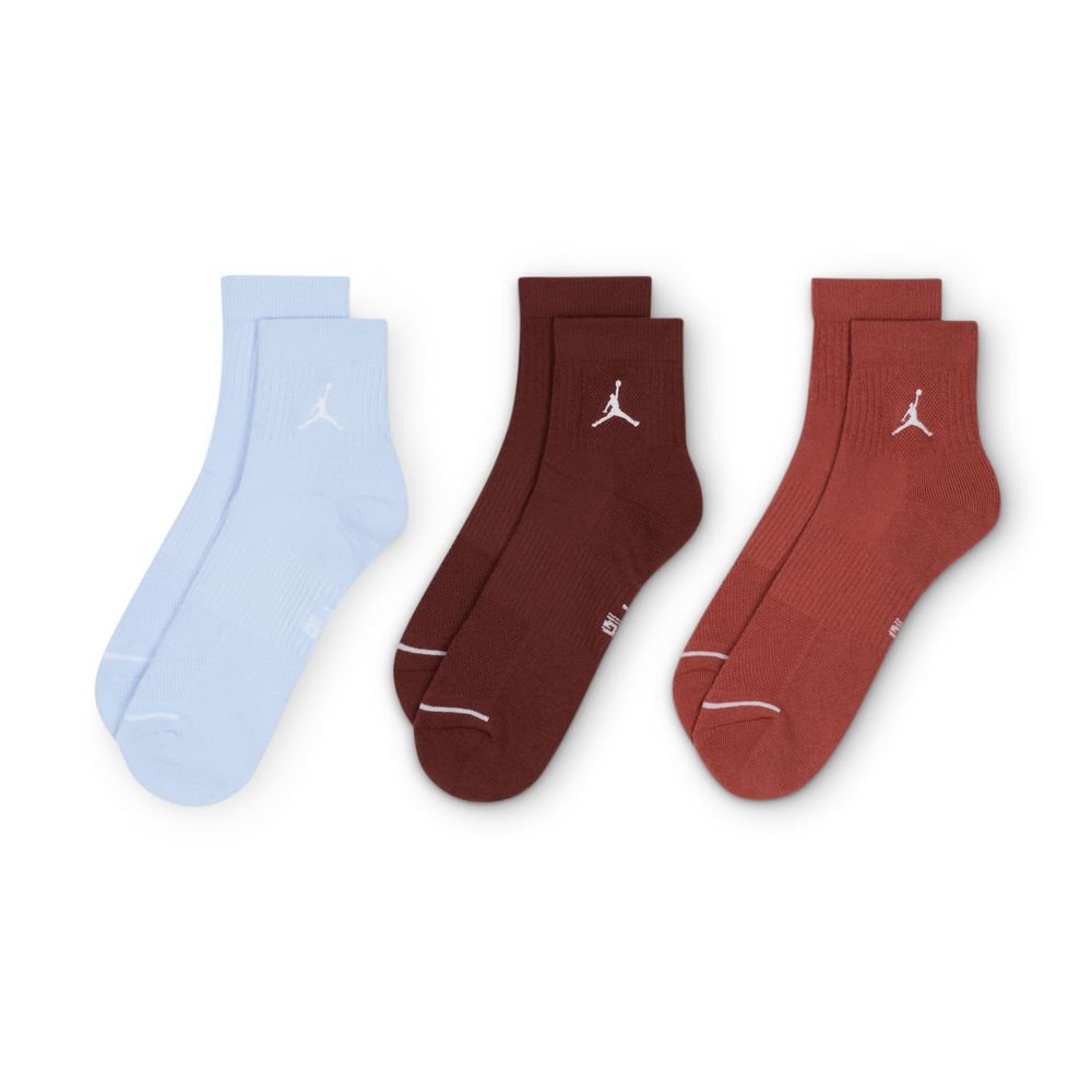 Jordan Everyday Ankle Socks (3 Pairs) 'Multi'