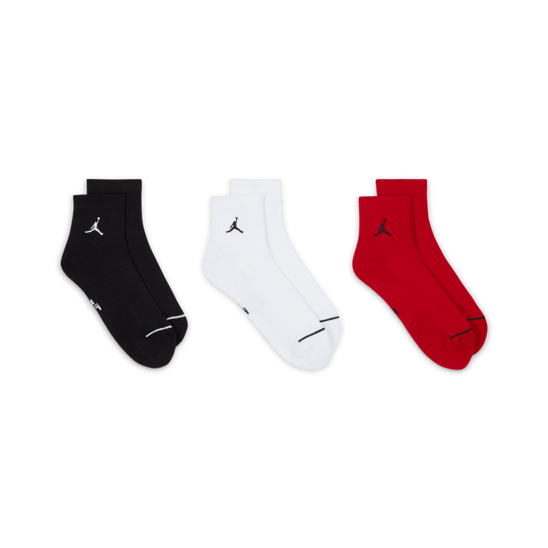 Jordan Everyday Ankle Socks (3 Pairs) 'Multi Color'