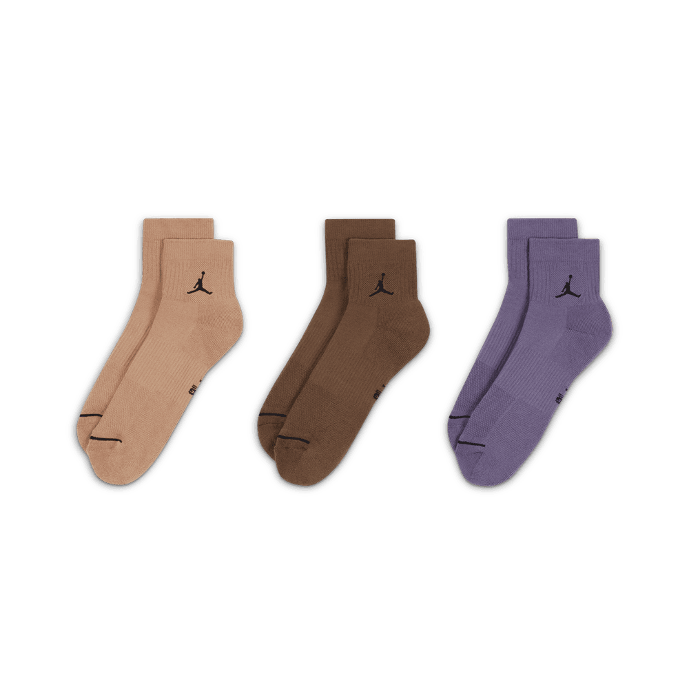 Jordan Everyday Ankle Socks (3 Pairs) 'Multi'