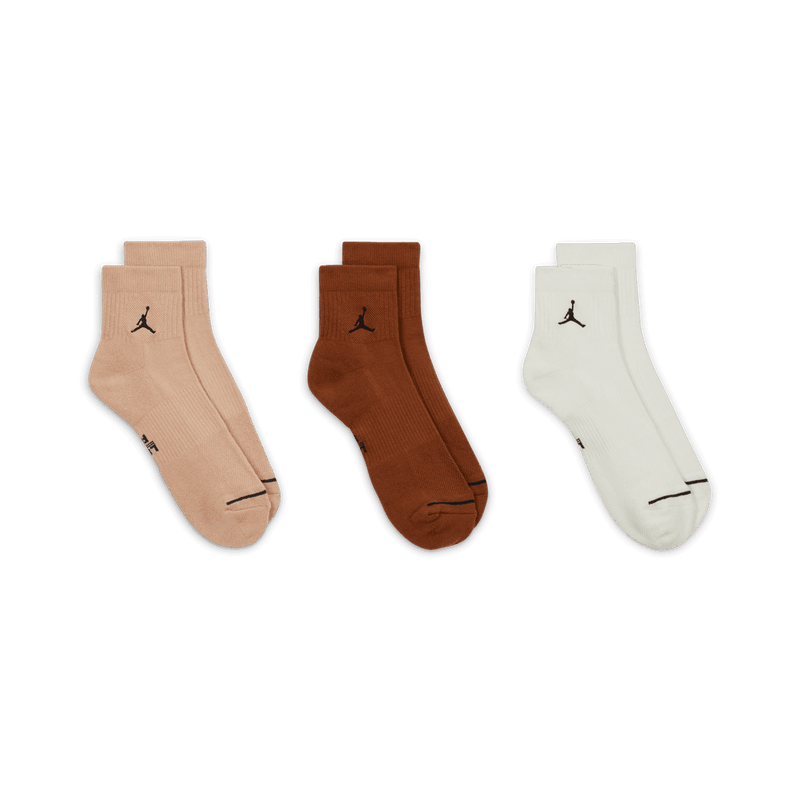 Jordan Everyday Ankle Socks (3 Pairs) 'Multi-Color'