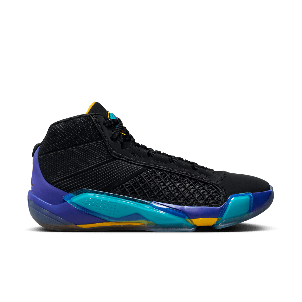 Air Jordan XXXVIII Basketball Shoes 'Black/Red/Aquatone'