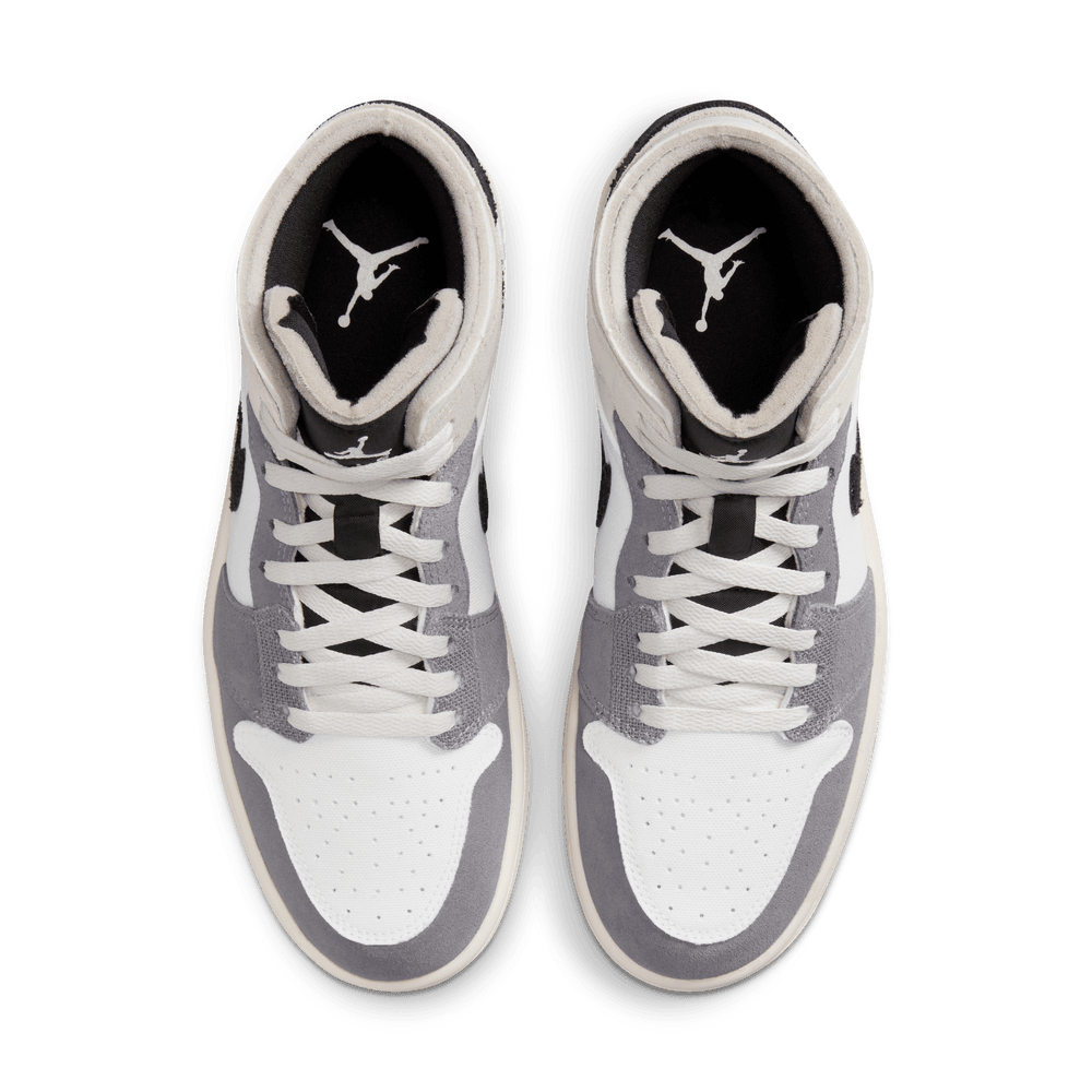 Air Jordan 1 Mid SE Craft Men's Shoes 'Cement Grey/Black/White'