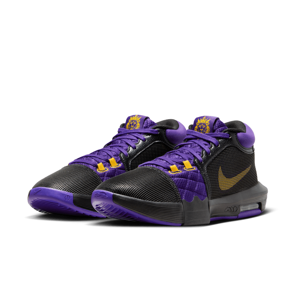 LeBron James LeBron Witness 8 Basketball Shoes 'Black/Gold/purple'