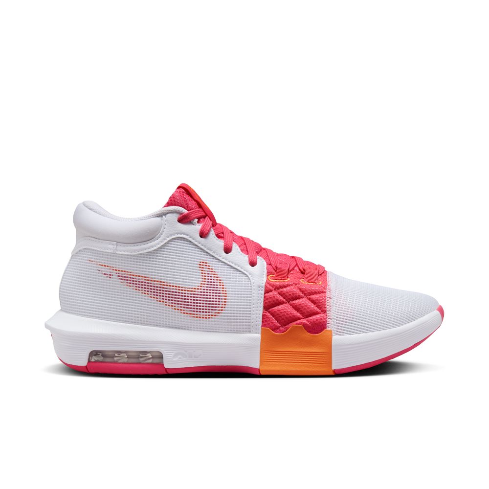 LeBron James LeBron Witness 8 Basketball Shoes 'White/Pink/Mandarin'