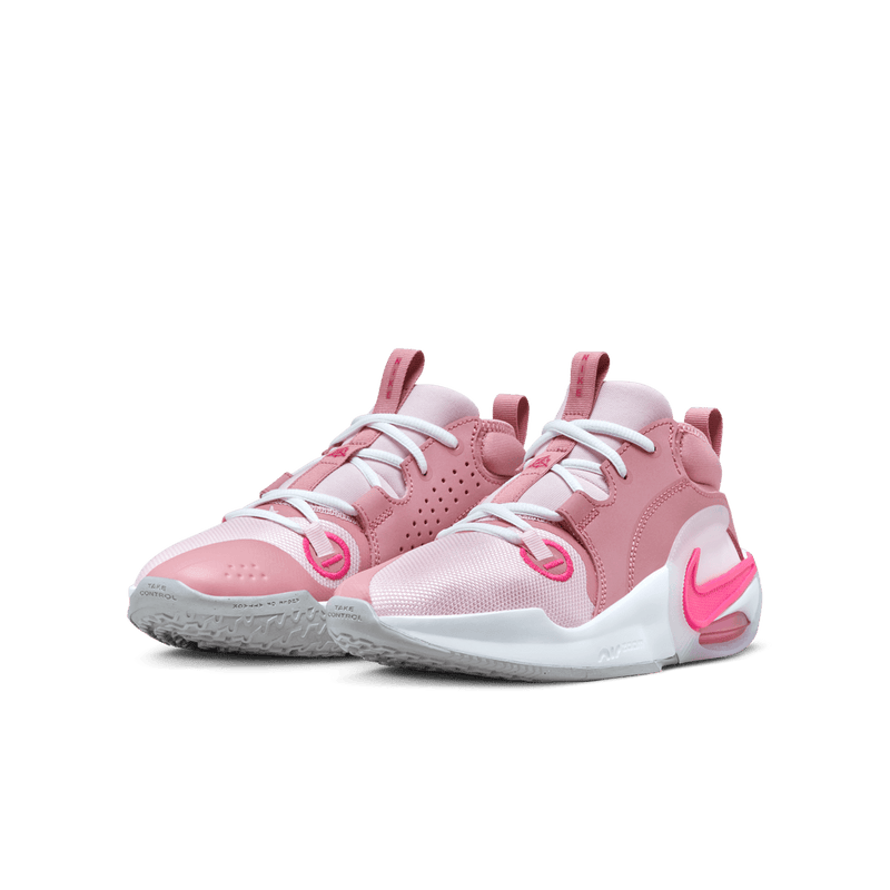 Nike Air Zoom Crossover 2 Big Kids' Basketball Shoes (GS) 'PinkWhite'