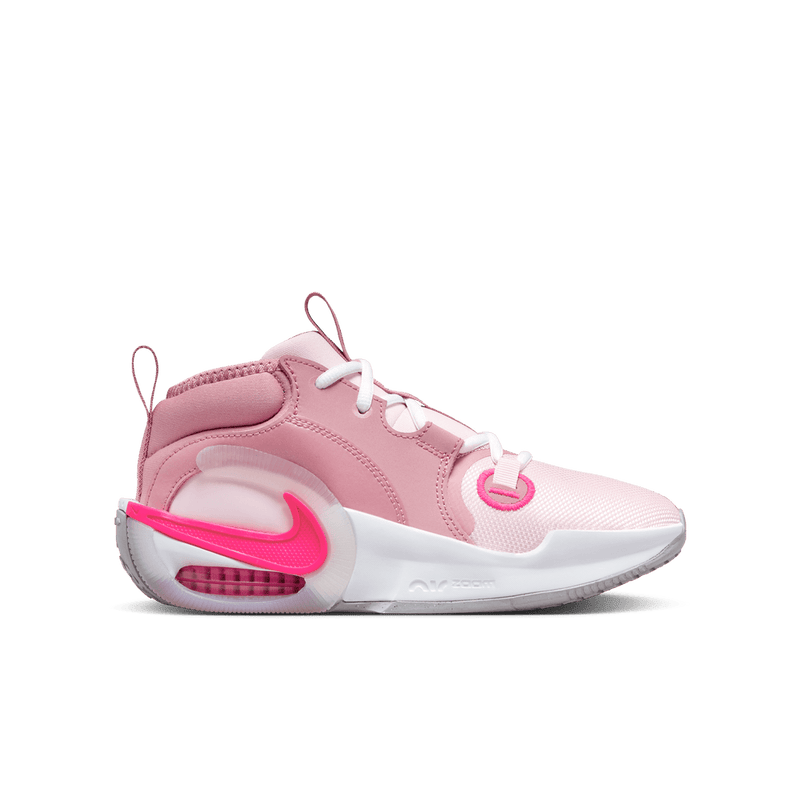 Nike Air Zoom Crossover 2 Big Kids' Basketball Shoes (GS) 'PinkWhite'